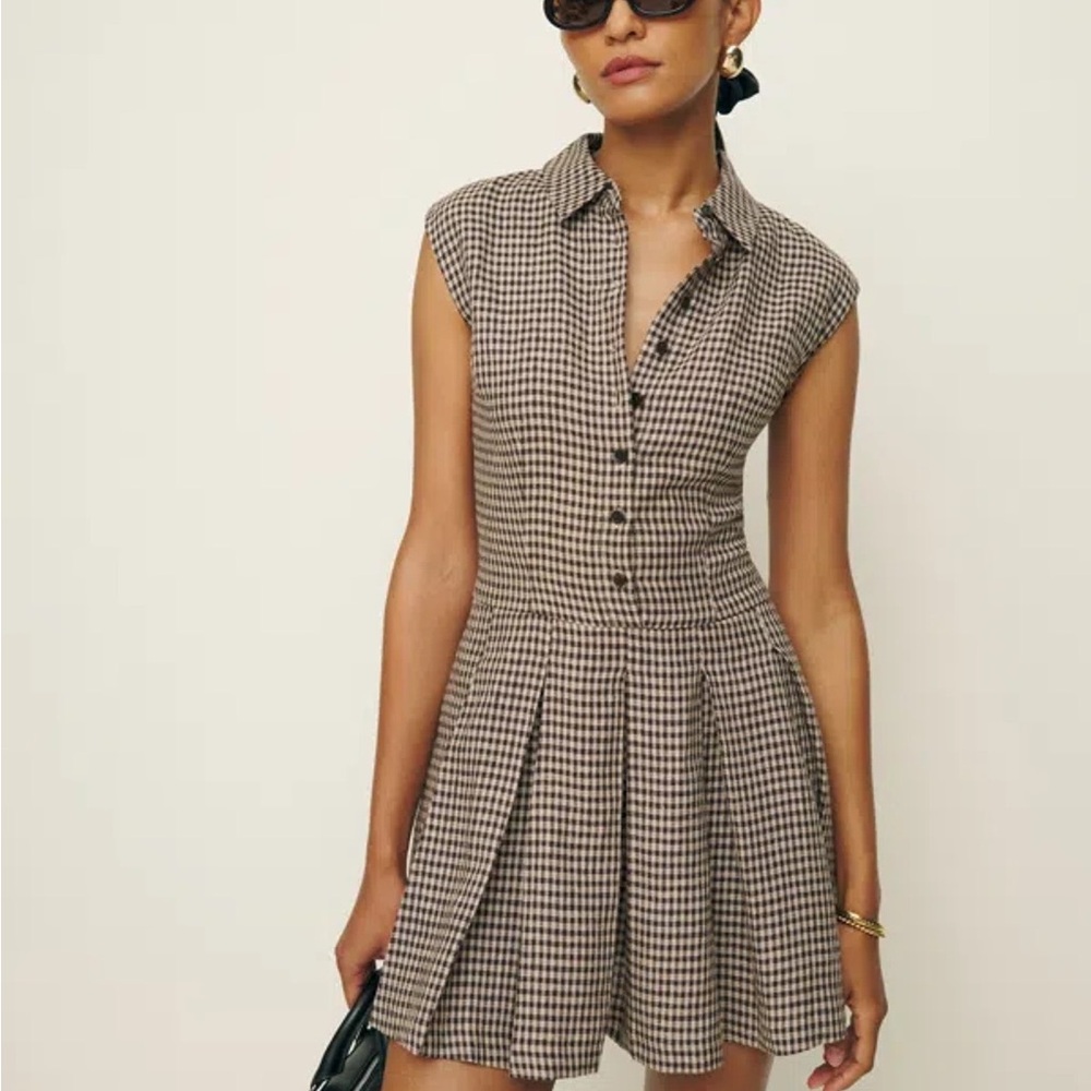 Reformation Arella Linen Dress